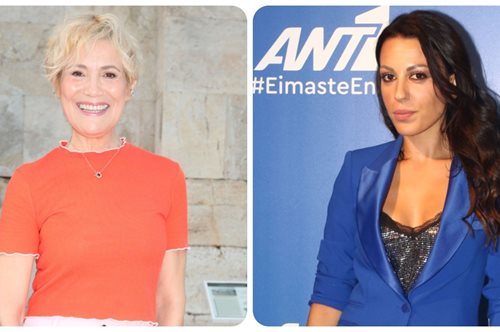 Κωνσταντίνα Μιχαήλ-Άννα Μενενάκου: Φόρεσαν την πιο ωραία τάση της άνοιξης στα μπλουζάκια