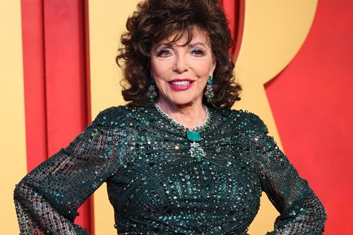 Όσκαρ 2024: Η 90χρονη Τζόαν Κόλινς με σμαραγδί 