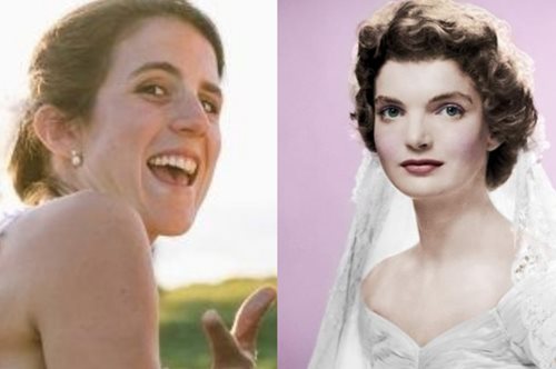 Η εγγονή της Τζάκι Κένεντι παντρεύτηκε με ένα ζηλευτό νυφικό που θύμιζε της γιαγιάς της 