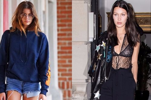 Η Κάια Γκέρμπερ και η Μπέλα Χαντίντ εμφανίστηκαν με το ίδιο παντελόνι αλλά η μία το φόρεσε καλύτερα