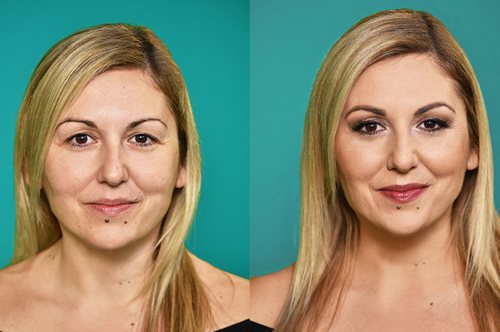 Πριν και μετά: Η Ελίνα ανακαλύπτει το μακιγιάζ που διώχνει την κούραση 