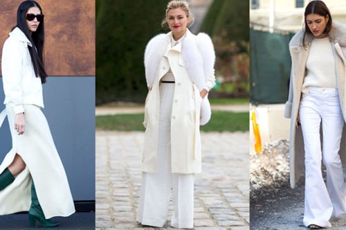 10 τρόποι για να φορέσουμε σωστά το πιο κομψό trend της σεζόν: Λευκό το χειμώνα 