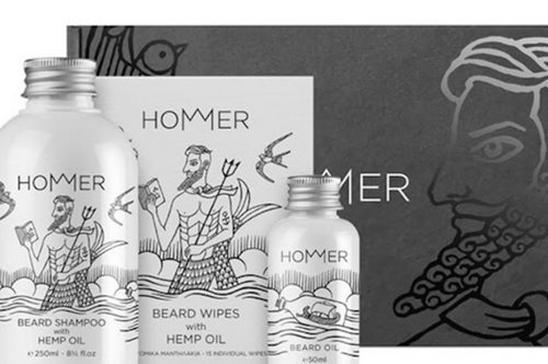 Hommer καλλυντικά τρίχας: Φτιαγμένα στην Ελλάδα, την χώρα των γενειοφόρων θεών