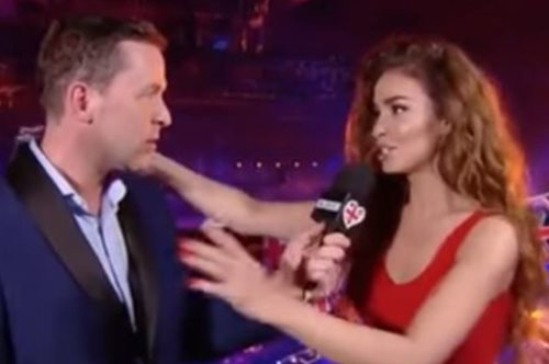 Ατύχημα on camera. H αμήχανη στιγμή της Ελένης Φουρέιρα λίγο πριν τον τελικό της Eurovision