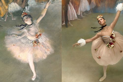 Οι μπαλαρίνες του Ντεγκά ζωντανεύουν στο HarpersBazaar 
