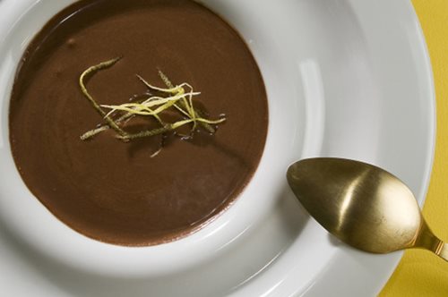 Κρέμα σοκολάτα με γιαούρτι, χωρίς κρέμα γάλακτος, μόνο με λίγο μέλι 