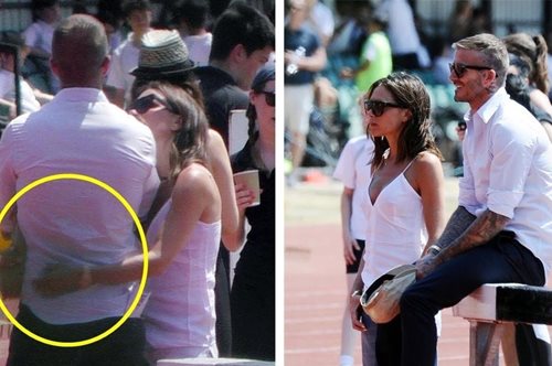 Η αγκαλιά-κοάλα: Μία ψυχολόγος ερμηνεύει τη γλώσσα του σώματος των Μπέκαμ και τα νέα δεν είναι καλά 