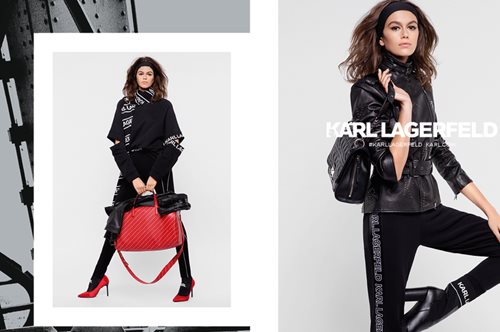 Η Kaia Gerber στο στούντιο για την νέα συλλογή του Lagerfeld