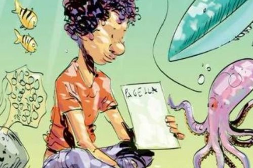 Σκίτσο για 14χρονο προσφυγόπουλο που πνίγηκε και είχε ράψει στα ρούχα του τοv έλεγχο του σχολείου 