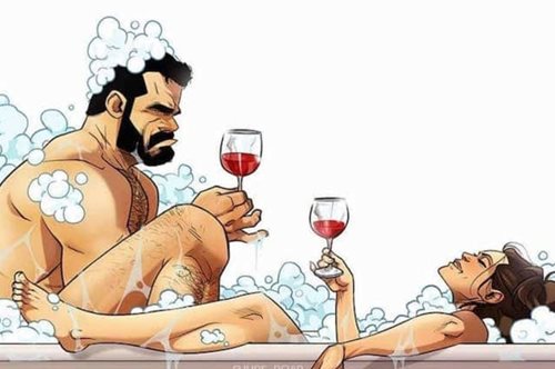 Η τέχνη του να είστε μαζί για πάντα. Το τρομερό ζευγάρι που έκανε τη σχέση του πανέξυπνα σκίτσα 