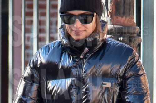Η Irina Shayk με το μωρό της και ένα Tommy Hillfiger Puffer