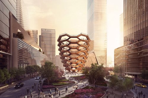 Hudson Yards: Η νέα γειτονιά της Νέας Υόρκης μοιάζει να βρήκε από ταινία επιστημονικής φαντασίας