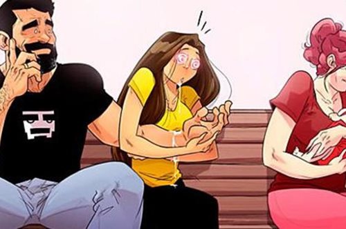 Κυνήγι γονιμότητας. Σκίτσα δείχνουν με αστείο τρόπο την προσπάθεια ενός ζευγαριού να κάνει παιδί