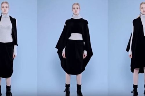 3 τρόποι να φορέσουμε ένα πολυμορφικό φόρεμα της σχεδιάστριας Ioanna Kourbela