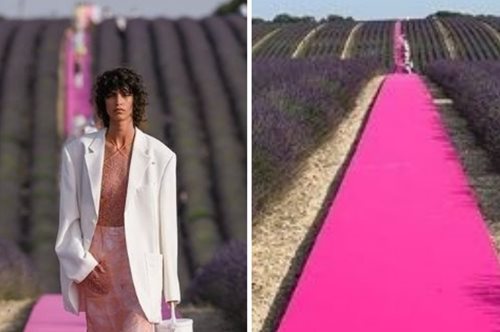 Το σόου που «έριξε» το ίνσταγκραμ: Μια κομψή παρέλαση μέσα σε χωράφια λεβάντας στη Νότια Γαλλία   