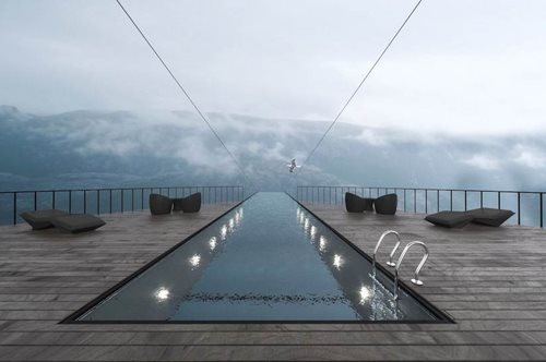 Ίπταται σε γκρεμό ύψους 600 μέτρων. Η πιο τρομακτική πισίνα στον κόσμο κόβει την ανάσα