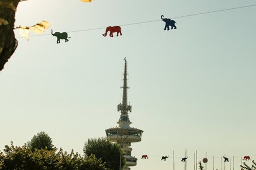 Εντυπωσιακό θέαμα: Αμέτρητα, πολύχρωμα ελεφαντάκια στον ουρανό της Θεσσαλονίκης 