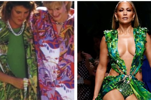 Το ντεσέν στο διάσημο φόρεμα της Τζένιφερ Λόπεζ το έχει σχεδιάσει ο Γιάννης Τσεκλένης το 1985