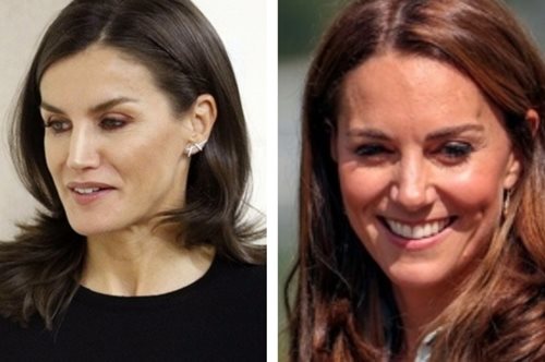 Η μία με φόρεμα, η άλλη με φούστα. Η  Λετίσια και η Κέιτ Μίντλετον φόρεσαν Zara και Massimo Dutti