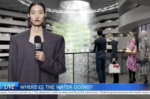 Ένα μεταποκαλυπτικό δελτίο ειδήσεων είναι η νέα καμπάνια του οίκου Balenciaga