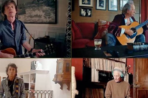 «Εμείς, κύριες και κύριοι, δεν θα διαλυθούμε ποτέ»: Οι Ρόλινγκ Στόουνς ροκάρουν από το σαλόνι τους