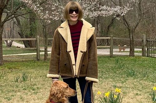 Όταν δεν φοράει ψηλοτάκουνα και φορέματα, η Άννα Γουίντορ κάνει γυμναστική με αυτά τα sneakers