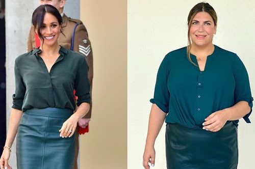 Body positive influencer αντιγράφει τα looks των σταρ γιατί το μέγεθος δεν επηρεάζει στο στυλ