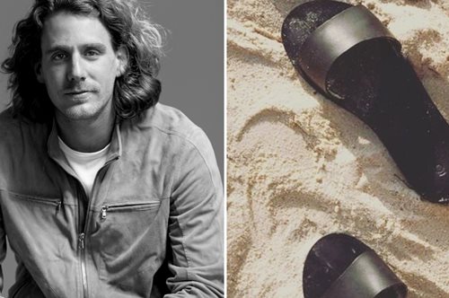 O Iacopo Capone είναι ένας καλοκαιρινός τύπος που σχεδιάζει σανδάλια, T-Shirt και σανίδες του surf