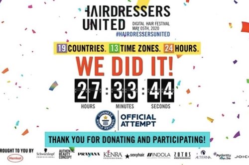 Το μεγαλύτερο ψηφιακό σεμινάριο κομμωτικής που μπήκε στο ρεκόρ Γκίνες