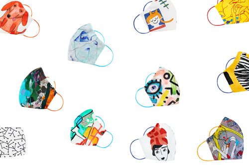 46 καταξιωμένοι και ανερχόμενοι Έλληνες καλλιτέχνες σχεδιάσουν μάσκες για καλό σκοπό