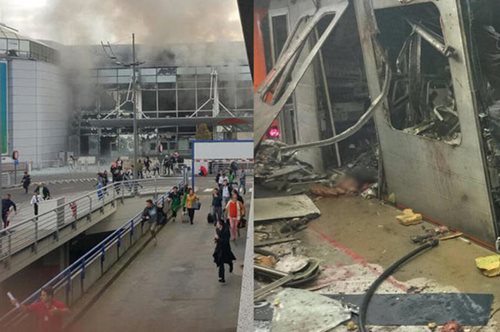 Η πιο συγκλονιστική φωτογραφία από την επίθεση στο μετρό στις Βρυξέλλες