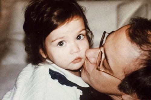 Μια σπάνια εμφάνιση του Γιώργου Κιμούλη με την κόρη του, Μαριάννα Κιμούλη, στην Επίδαυρο