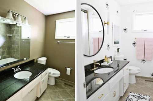 Ανακαίνισε το μπάνιο μόνη σου γιατί μπορείς και απόλαυσε το «πριν» και το «μετά»