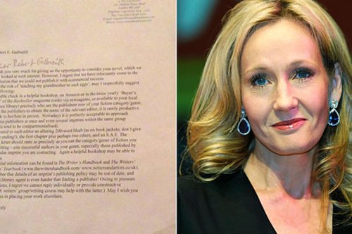 Η Τζ.Κ. Ρόουλινγκ αποκαλύπτει το γράμμα εκδότη που την συμβούλευε να παρακολουθήσει μαθήματα γραφής