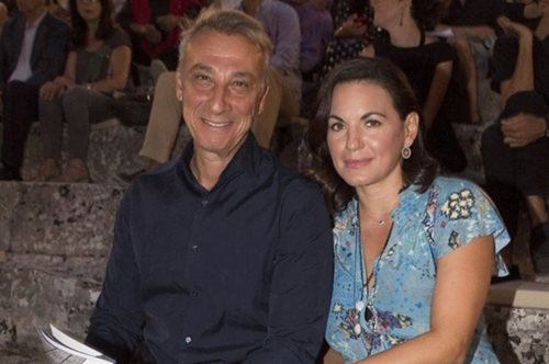 Aχώριστοι η Όλγα Κεφαλογιάννη και ο Μίνως Μάτσας: Χέρι-χέρι στον γάμο της Ελεονώρας Ζουγανέλη