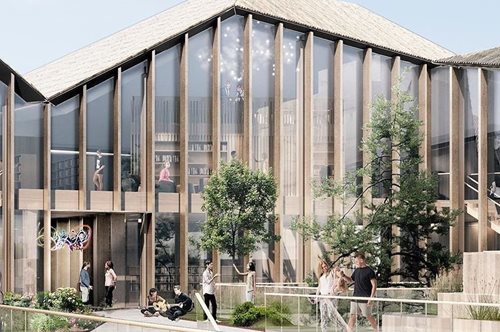 Καθαρή και γαλήνια σαν το θεατρικό σύμπαν του. Η βιβλιοθήκη Ερρίκος Ίψεν στη Νορβηγία