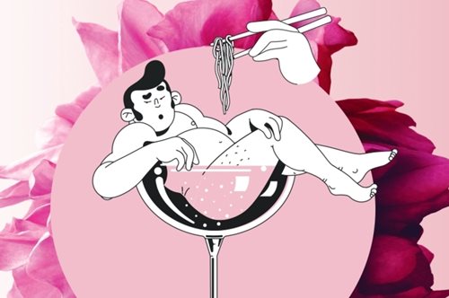 Γιορτή του Αγίου Βαλεντίνου με amorous dining at home: Άρης Βεζενές και Moët & Chandon για Birdman