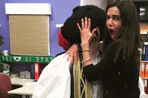 Η Γεωργία Γεωργίου της Ελληνοφρένειας, εκτονώνει τα νεύρα της στο φαγητό