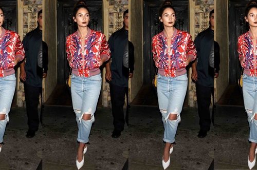 Η  Lily Aldridge συγκεντρώνει όλες τις τάσεις της άνοιξης σε μία και μόνο εμφάνιση