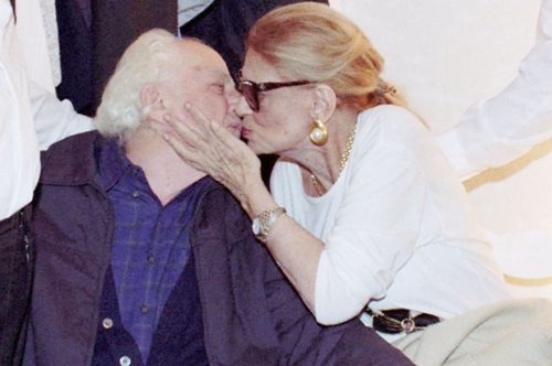 Μελίνα Μερκούρη: Σπάνιες στιγμές από τα γυρίσματα της ταινίας «Ο Χριστός Ξανασταυρώνεται»