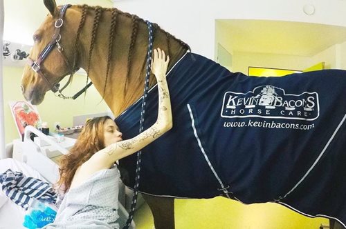 Δόκτωρ Πεγιό: Άλογο θεραπείας παρηγορεί ασθενείς σε τερματικό στάδιο