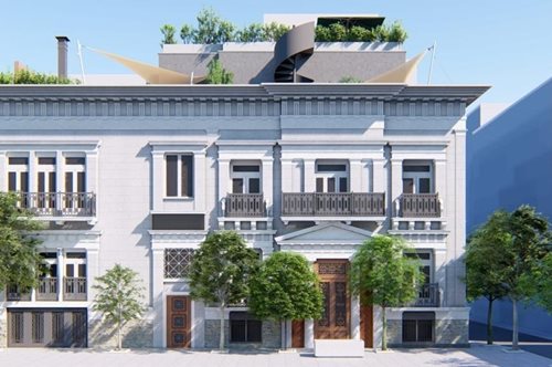 To επιβλητικό νεοκλασικό της Έλλης Λαμπέτη στο Κολωνάκι, μετατρέπεται σε ξενοδοχείο