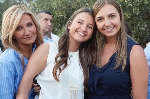 Δάφνη Μητσοτάκη: Η όμορφη κόρη του Κυριάκου και της Μαρέβα σε βραδινή έξοδο με την παρέα της