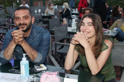 Λεωνίδας Κουτσόπουλος: Στις εξέδρες του γηπέδου με την αγαπημένη του - Είδαν αγώνα του Πανιωνίου [ει