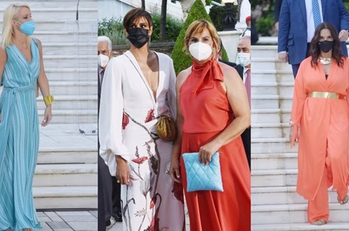 Όλες οι κομψές εμφανίσεις στη δεξίωση του Προεδρικού Μεγάρου