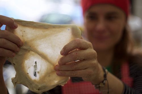 Το πεντανόστιμο ψωμί της Ελισσάβετ θα φτάσει στα χέρια σου με έναν ποδηλάτη, στο κέντρο της Αθήνας