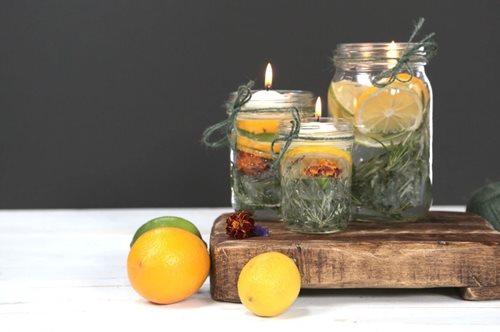 Με αυτά τα κεριά το μπαλκόνι και ο κήπος σας θα είναι πιο summerish από ποτέ