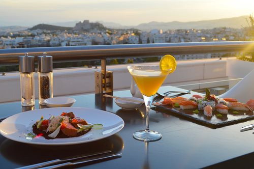 Galaxy Bar & Restaurant στο Hilton: θέα για τους πιο απαιτητικούς