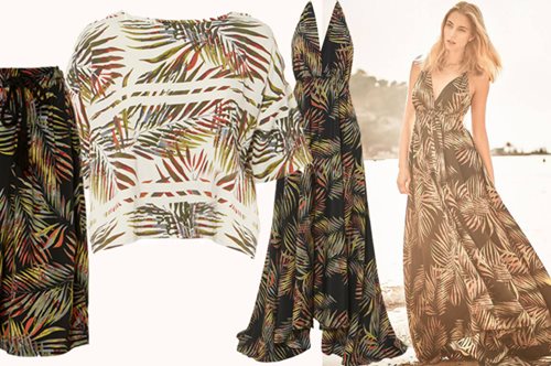 Καλοκαίρι και... φοίνικες. Αυτό είναι το ωραιότερο pattern από τη συλλογή της Δούκισσας Νομικού