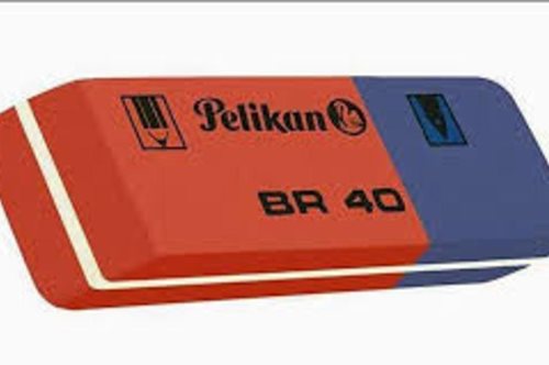 Σε τι χρησιμεύει το μπλε κομμάτι της γομολάστιχας; (όχι για να σβήνει στυλό, πάντως)